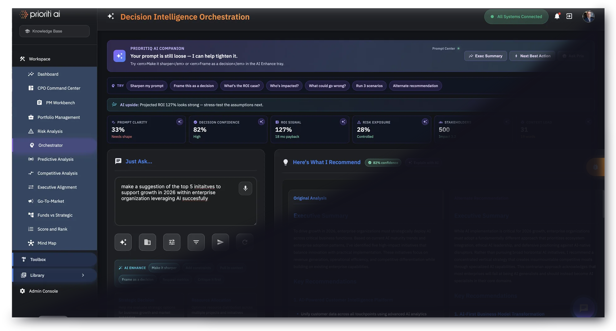 Prioriti AI Orchestrator app